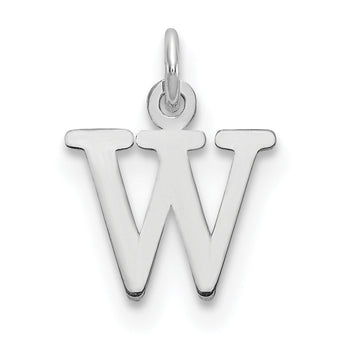 10KW Cutout Letter W Initial Charm