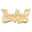 14KY Diamond-cut Name Plate