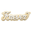 14K 3D Two-tone Polished Name Plate