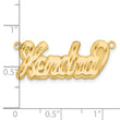 14KY 3D Diamond-cut Name Plate