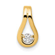 14K VS Diamond pendant - Birthstone Company