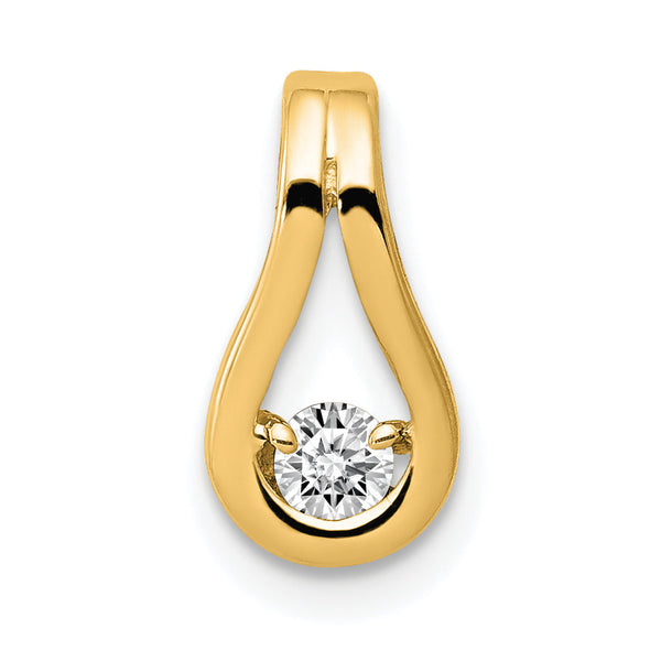 14K VS Diamond pendant