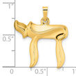 14k Polished Hollow Chai Symbol Pendant