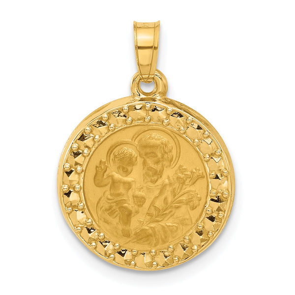 14K Hollow St. Joseph Medal