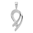14K White Gold Holds 1-4mm stone, VS Diamond Slide