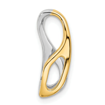 14k Two-Tone Peg Set Slide Mounting