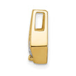 14k Complete A 5.25mm Diamond Slide Fits up to 3mm Fancy or Reversible Omega Only - Birthstone Company
