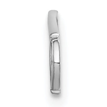 Sterling Silver Rhodium plated Medical ID Plate