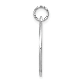 Sterling Silver Rhodium-plated Medical Jewelry Pendant