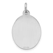 Sterling Silver Rhodium-plated Medical Jewelry Pendant