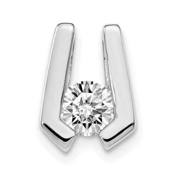 14K White Gold A Diamond slide