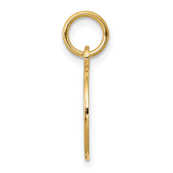 14k White Gold w/Enamel .027 Gauge Circular Engravable Disc