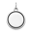 14k White Gold w/Enamel .027 Gauge Circular Engravable Disc