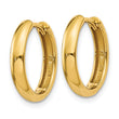 14k Round Hinged Hoop Earrings