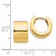 14k Round Hinged Hoop Earrings