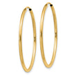 14k 1.5mm Polished Round Endless Hoop Earrings