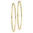 14k 1.5mm Polished Round Endless Hoop Earrings
