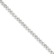 14k White Gold Diamond Bracelet