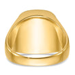 Men's Enamel and Onyx Masonic Ring in 14K Yellow Gold, 3.2mm, Size 10