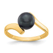 14k Black FW Cultured Pearl Ring, Size 6 - Birthstone Company