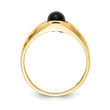 14k AAA Diamond men's ring, Size 11 - Birthstone Company