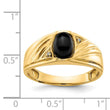 14k AAA Diamond men's ring, Size 11 - Birthstone Company