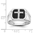 14k White Gold AA Diamond men's ring, Size 10 - Birthstone Company