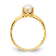 14k 5.5mm Fresh Water Cultured Pearl ring - Birthstone Company