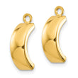 14k Polished Earring Jackets - Birthstone Company
