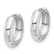 14k White Gold Hinged Hoop Earrings