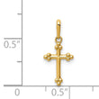 14K Cross Pendant