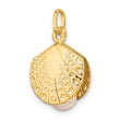14k Polished with Freshwater Cultured Pearl Clam Pendant