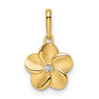 14k Flower Pendant