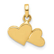 14K Polished Heart Pendant
