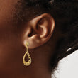 14k D/C Dangle Post Earrings - Birthstone Company