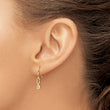 14k CZ Dangle Earrings - Birthstone Company