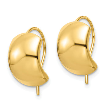 14k Polished Earrings - Birthstone Company
