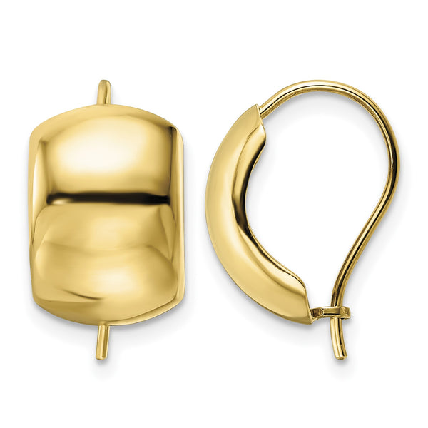 14k Polished Earrings - Birthstone Company
