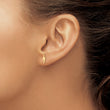 14K Polished Lightning Bolt Post Earrings - Birthstone Company