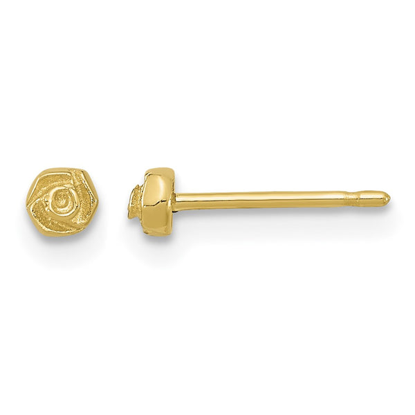 14K Polished Rose Post Earrings - Birthstone Company