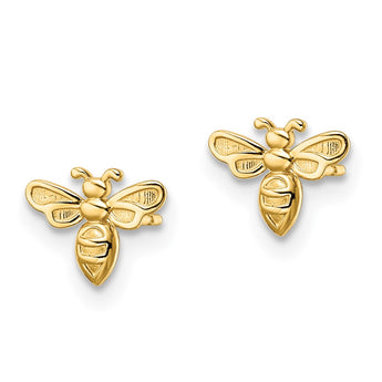 14k Bumble Bee Post Earrings - Birthstone Company