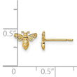 14k Bumble Bee Post Earrings - Birthstone Company