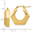14K Polished Hoop Earrings