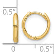 14K Hinged Hoop Earrings
