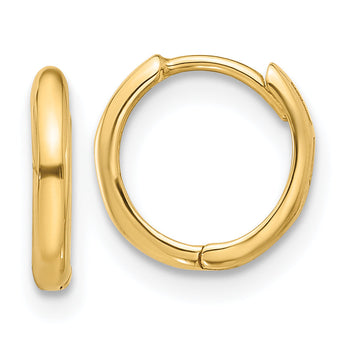 14K Hinged Hoop Earrings