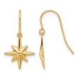 14K Dangle Star Earrings - Birthstone Company