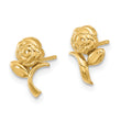 14K Polished Rose Post Earrings - Birthstone Company