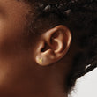 14K Polished Butterfly Post Earrings - Birthstone Company