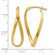 14k Small Twisted Earrings - Birthstone Company