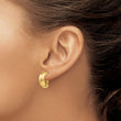 14k Non-Pierced Polished Earrings - Birthstone Company